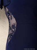 Andy/AN-OK2620/ワンピース/ドレス/ナイトドレス/ミニドレス/キャバドレス/レース/袖あり/星咲るい着用