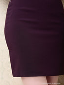 Andy/AN-OK2620/ワンピース/ドレス/ナイトドレス/ミニドレス/キャバドレス/レース/袖あり/星咲るい着用