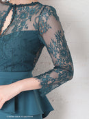 Andy/AN-OK2625/ワンピース/ミニドレス/ワンカラー/タイトワンピース/カラードレス/ペプラム