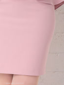 Andy/AN-OK2625/ワンピース/ミニドレス/ワンカラー/タイトワンピース/カラードレス/ペプラム