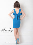 Andy/AN-OK2626/ワンピース/ミニドレス/フリル/カラードレス/バックリボン/ノースリーブ/キャバドレス