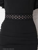 Andy/AN-OK2626/ワンピース/ミニドレス/フリル/カラードレス/バックリボン/ノースリーブ/キャバドレス