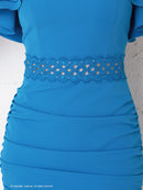 Andy/AN-OK2626/ワンピース/ミニドレス/フリル/カラードレス/バックリボン/ノースリーブ/キャバドレス