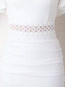 Andy/AN-OK2626/ワンピース/ミニドレス/フリル/カラードレス/バックリボン/ノースリーブ/キャバドレス