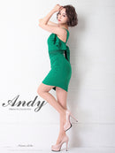 Andy/AN-OK2626/ワンピース/ミニドレス/フリル/カラードレス/バックリボン/ノースリーブ/キャバドレス