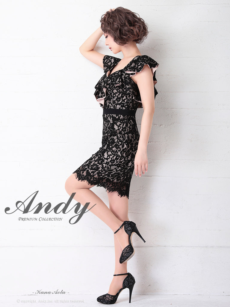 Andy/AN-OK2641/ワンピース/ドレス/ナイトドレス/ミニドレス/キャバドレス/総レース