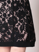 Andy/AN-OK2648/キャバドレス/総レース/Aライン/ウエストリボン