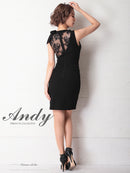 Andy/AN-OK2649/ワンピース/ミニドレス/レース/キャバドレス/ノースリーブ/ワンカラー