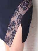 Andy/AN-OK2649/ワンピース/ミニドレス/レース/キャバドレス/ノースリーブ/ワンカラー