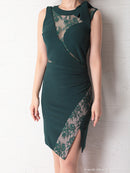 Andy/AN-OK2649/ワンピース/ミニドレス/レース/キャバドレス/ノースリーブ/ワンカラー