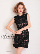 Andy/AN-OK2659/ワンピース/ミニドレス/総レース/フラワーレース