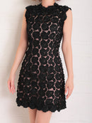 Andy/AN-OK2659/ワンピース/ミニドレス/総レース/フラワーレース