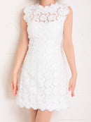 Andy/AN-OK2659/ワンピース/ミニドレス/総レース/フラワーレース