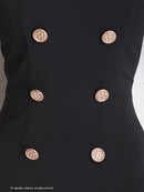 Andy/AN-OK2668/ワンピース/ミニドレス/ワンカラー/タイトワンピース/袖あり/スクエアネック/七分袖