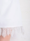 Andy/AN-OK2668/ワンピース/ミニドレス/ワンカラー/タイトワンピース/袖あり/スクエアネック/七分袖