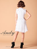 Andy/AN-OK2681/ワンピース/ミニドレス/タイトワンピース/ツイード/リボン/同伴ワンピース