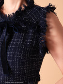 Andy/AN-OK2681/ワンピース/ミニドレス/タイトワンピース/ツイード/リボン/同伴ワンピース