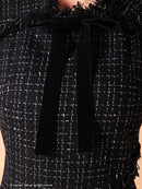 Andy/AN-OK2681/ワンピース/ミニドレス/タイトワンピース/ツイード/リボン/同伴ワンピース