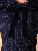 Andy/AN-OK2681/ワンピース/ミニドレス/タイトワンピース/ツイード/リボン/同伴ワンピース