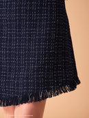 Andy/AN-OK2681/ワンピース/ミニドレス/タイトワンピース/ツイード/リボン/同伴ワンピース