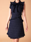 Andy/AN-OK2681/ワンピース/ミニドレス/タイトワンピース/ツイード/リボン/同伴ワンピース