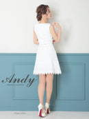 Andy/AN-OK2682/ワンピース/ミニドレス/ワンカラー/タイトワンピース/カラードレス/シンプルドレス