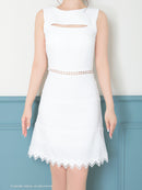 Andy/AN-OK2682/ワンピース/ミニドレス/ワンカラー/タイトワンピース/カラードレス/シンプルドレス