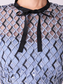 Andy/AN-OK2691/ワンピース/ミニドレス/バイカラー/キャバドレス/プリーツ/ラストワン/袖あり/貴咲モエカさん着用