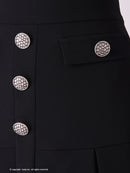 Andy/AN-OK2691/ワンピース/ミニドレス/バイカラー/キャバドレス/プリーツ/ラストワン/袖あり/貴咲モエカさん着用