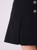 Andy/AN-OK2691/ワンピース/ミニドレス/バイカラー/キャバドレス/プリーツ/ラストワン/袖あり/貴咲モエカさん着用