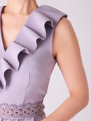 Andy/AN-OK2702/ワンピース/ミニドレス/フリル/ワンカラー