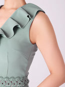 Andy/AN-OK2702/ワンピース/ミニドレス/フリル/ワンカラー