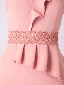 Andy/AN-OK2702/ワンピース/ミニドレス/フリル/ワンカラー