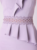 Andy/AN-OK2702/ワンピース/ミニドレス/フリル/ワンカラー