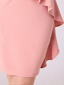 Andy/AN-OK2702/ワンピース/ミニドレス/フリル/ワンカラー