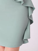 Andy/AN-OK2702/ワンピース/ミニドレス/フリル/ワンカラー