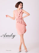 Andy/AN-OK2702/ワンピース/ミニドレス/フリル/ワンカラー