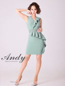 Andy/AN-OK2702/ワンピース/ミニドレス/フリル/ワンカラー