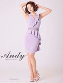 Andy/AN-OK2702/ワンピース/ミニドレス/フリル/ワンカラー