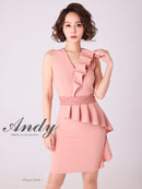 Andy/AN-OK2702/ワンピース/ミニドレス/フリル/ワンカラー