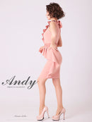 Andy/AN-OK2702/ワンピース/ミニドレス/フリル/ワンカラー