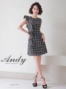 Andy/AN-OK2710/ワンピース/ミニドレス/タイトワンピース/ツイード