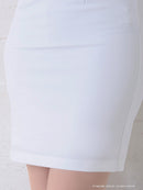 Andy/AN-OK2717/ワンピース/ミニドレス/ワンカラー/タイトワンピース/袖あり/ひかり着用