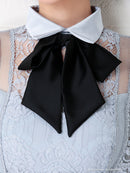 Andy/AN-OK2728/ワンピース/ミニドレス/フレアワンピース/リボン/長袖ワンピース/袖あり/切替ワンピース