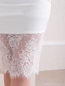 Andy/AN-OK2735/ワンピース/ミニドレス/タイトワンピース/レース/ワンカラー/オフショルダー/袖あり