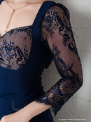 Andy/AN-OK2753/ワンピース/ミニドレス/レース/バックリボン/袖あり