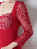 Andy/AN-OK2753/ワンピース/ミニドレス/レース/バックリボン/袖あり