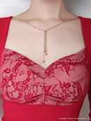 Andy/AN-OK2753/ワンピース/ミニドレス/レース/バックリボン/袖あり