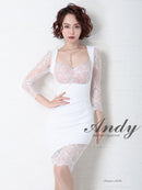 Andy/AN-OK2753/ワンピース/ミニドレス/レース/バックリボン/袖あり
