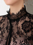 Andy/AN-OK2770/ワンピース/ミニドレス/キャバドレス/タイト/カットアウト/ウエストカット/長袖/袖あり/ハイネック